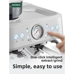 PETRUS PE3899: Italienischer Kaffee-Perfektion zu Hause